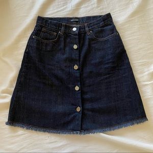 Massimo Dutti A-line denim skirt (US 2)